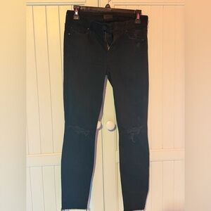 MOTHER Women's Skinny Jeans in Black